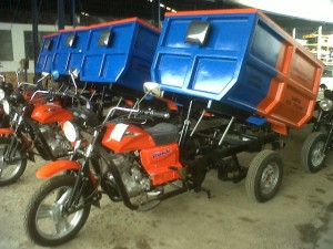 motor sampah