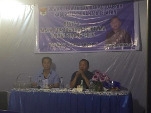 Reses Anggota DPRD Minsel