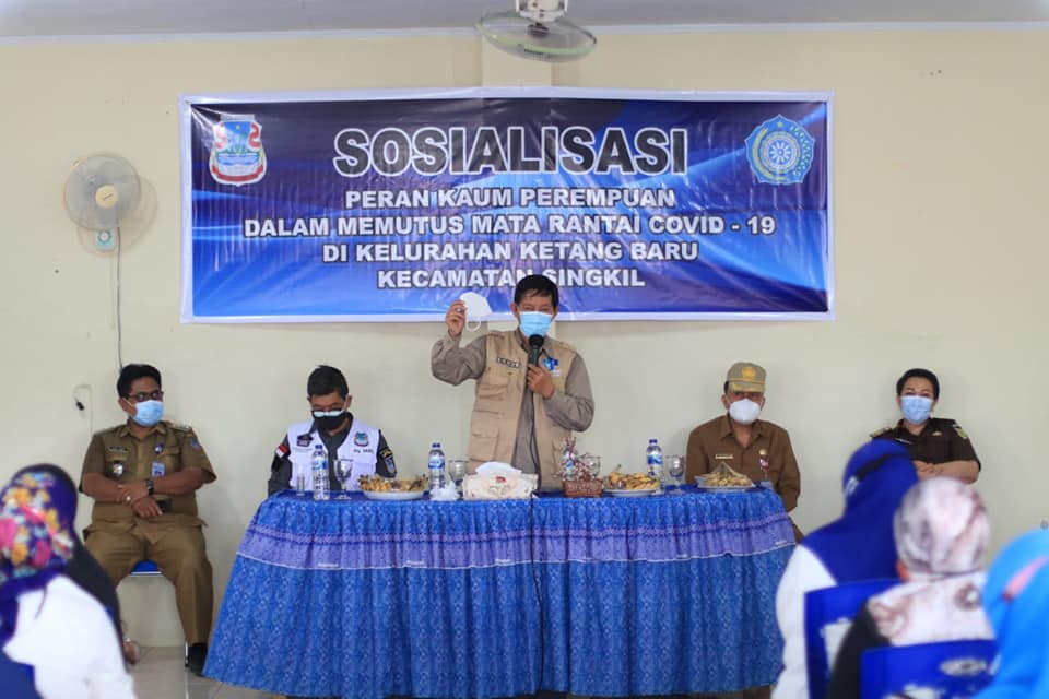 sosialisasi peran perempuang putus mata rantai covid-19