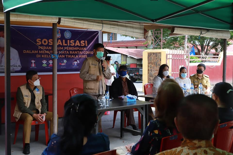sosialisasi peran perempuang putus mata rantai covid-19