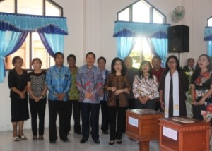 Dihadang Gelomban Pasang, GSVL Penuhi Undangan Jemaat Patmos Bunaken