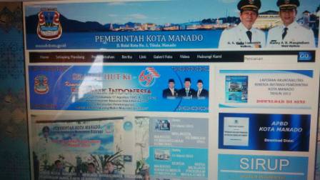 Selama Ini Website Pemkot Manado yang Update Hanya Bappeda