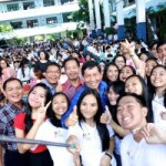 Selfie ria Walikota di SMA1