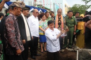 Simbol Kerukunan, Walikota Manado Letakan Batu Pertama Pembangunan Graha Religi