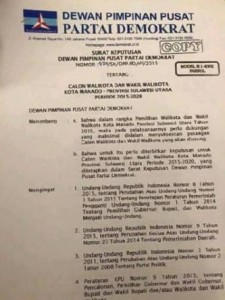 Didampingi Mor Bastian, DPP PD Akhirnya Restui GS Balon Walikota Manado