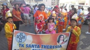 Diikuti Ribuan Paud, Pawai Bocah di Manado Meriah