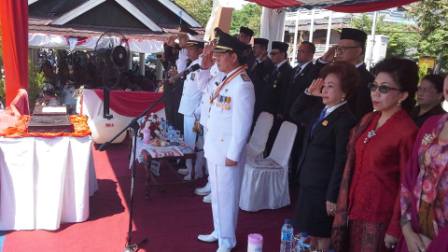 Walikota Manado Irup HUT Proklamasi ke-70