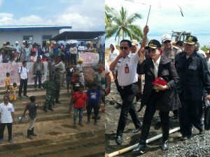 Tiba di Pulau Bangka VAP-Jo Disambut Demo Pro dan Kontra Tambang MMP