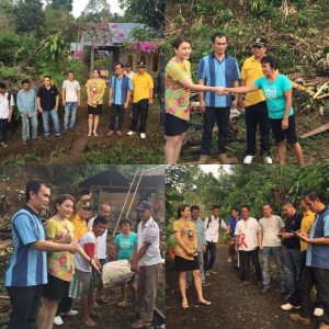 Lagi, PMI Minsel Salurkan Bantuan Untuk Korban Bencana di Desa Suluun