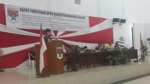 DPRD Minsel Paripurnakan Tiga Agenda Sekaligus