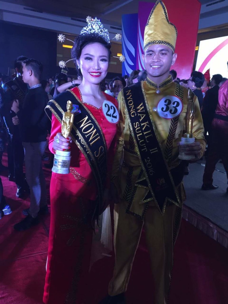 Utusan Minsel Sandang Noni dan Wakil II Nyong Sulut Tahun 2016
