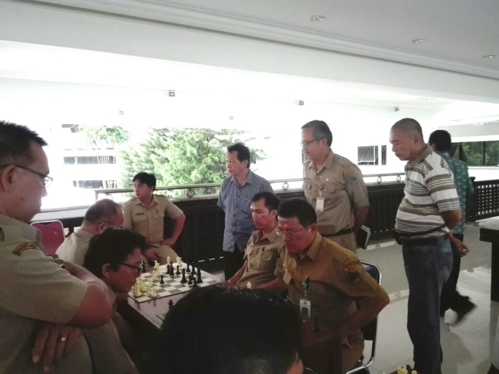 Kindangen : Lomba Catur Antar SKPD Sangatlah Baik Untuk Memupuk Kebersamaan