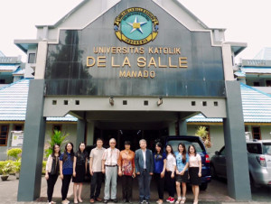 Lalui Seleksi Ketat, 11 Mahasiswa De La Salle Manado Lanjut Study di Korsel