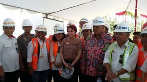 Bupati Minut Dan Gubernur Sulut Dampingi Menteri PUPR Kunjungi Lokasi Pembangunan Waduk Kuwil