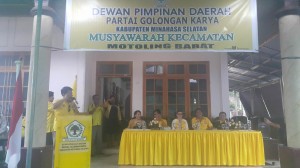 Paat dan Onibala Pimpin Partai Golkar Motoling dan Motbar