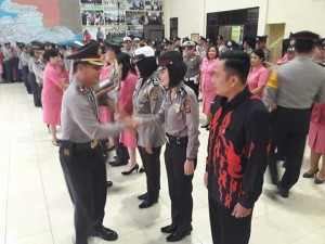Kado Tahun Baru, 83 Personil Polres Minsel Naik Pangkat