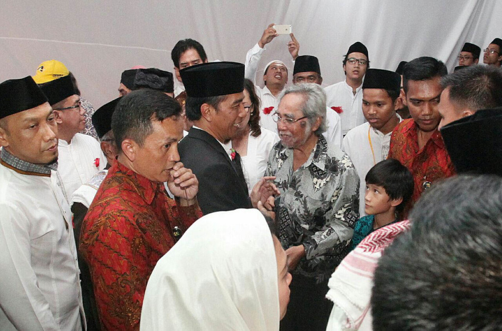 Kehadiran Tokoh Senior Sabam Sirait Di Acara Haul Gus Dur Menarik Perhatian Jamaah