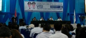 GSVL-Mor sosialisasi dan diskusi visi misi Manado Kota CERDAS