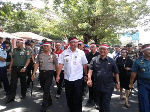 Parade Nusantara Bersatu, Wagub Sulut, Pangdam dan Kapolda Ikut Turun ke Jalan