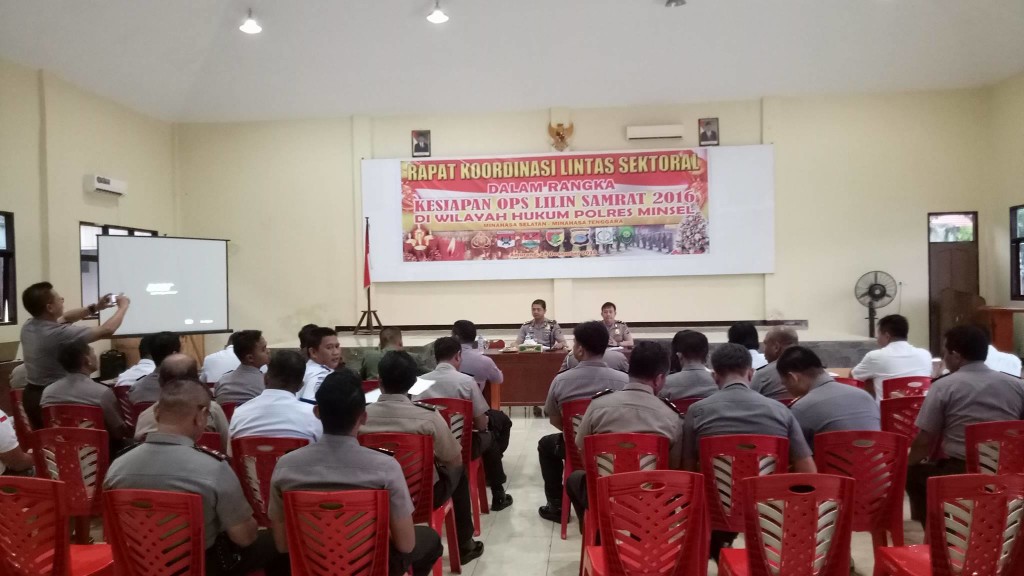 Polres Minsel Gelar Rakor Lintas Sektoral