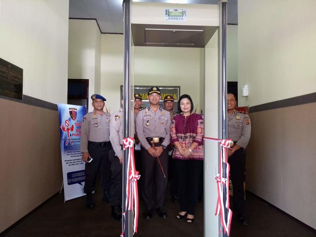 Polres Minsel Terima Hibah Metal Detector dan CCTV Dari PT Cargill