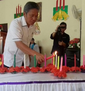 Hadiri Ibadah Natal, Ini Pesan Wabup Minsel Ajak Penghuni Rutan Amurang