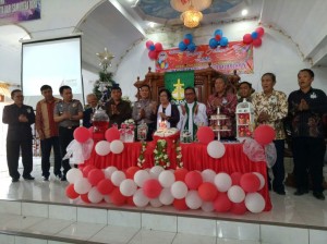 Wakili Bupati, Wagub Minsel hadiri HUT ke-155 GMIM Imanuel Pinapalangkow