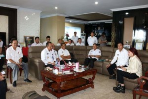 Brigjen TNI Robert Lumempouw Pimpin Tim Setjen Wantannas RI Kaji Daerah Minut