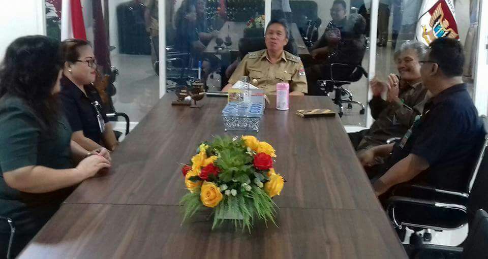 Ketua PN Amurang Gelar Silaturahmi di Pemkab Minsel