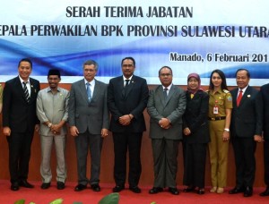 Hadiri Sertijab BPK RI Perwakilan Sulut, Ini Harapan Lomban bagi Kota Bitung