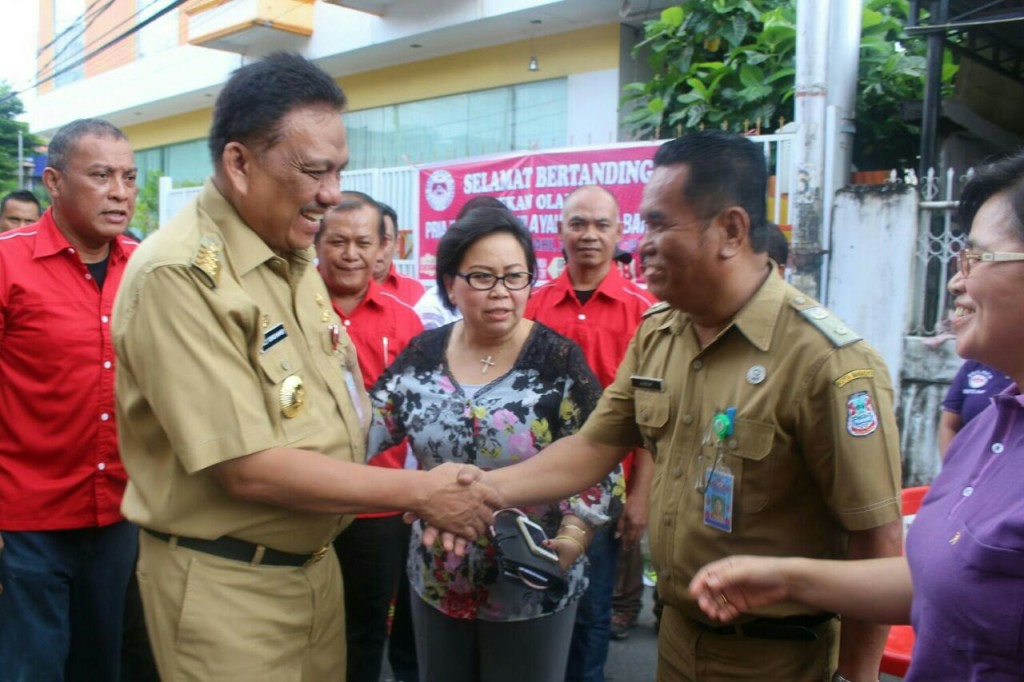 Buka Pekan Olaraga PKB Manado Barat Daya, Olly : Pengembangan Tanggungjawab Semua Pihak