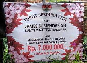 BUKTI PROGRAM PRO-RAKYAT BUPATI JAMES SUMENDAP UNTUK WARGA MITRA