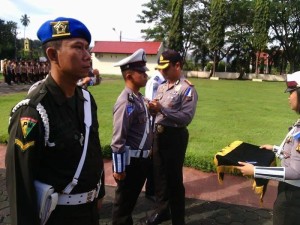 Wongkar Hadiri Gelar Pasukan Operasi Simpatik 2017 di Polres Minsel