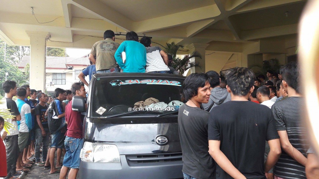 Datangi Kantor Walikota Manado, Demo Sopir Angkot Berlangsung Tertib