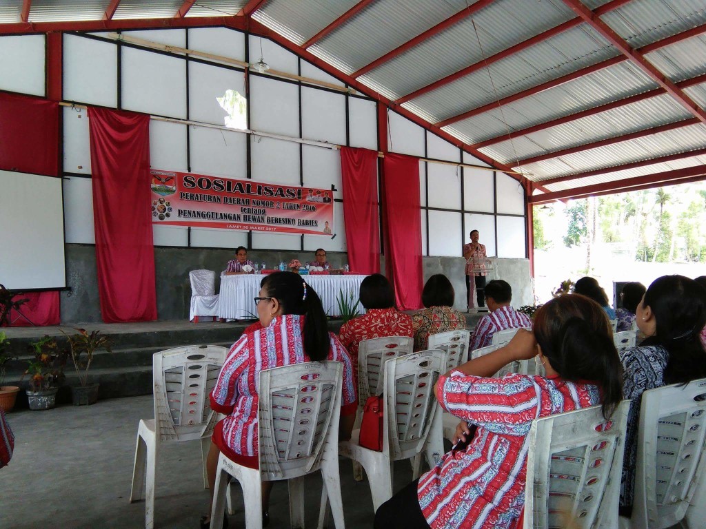 Distan Mitra Gelar Sosialisasi Perda Penanganan Hewan Beresiko Rabies