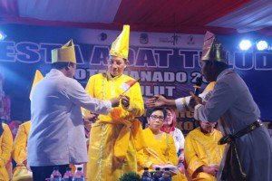 PESTA ADAT TULUDE DI TUGU LILIN, GSVL MENYATU DENGAN WARGA NUSA UTARA