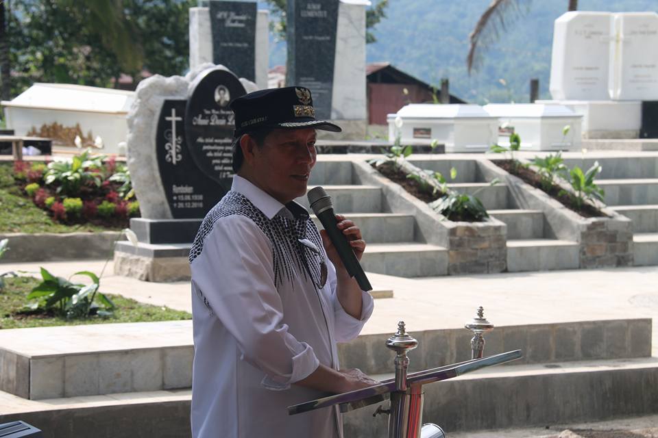 Penghormatan Terhadap Leluhur, GSVL Bangun Taman Pemakaman Keluarga di Remboken