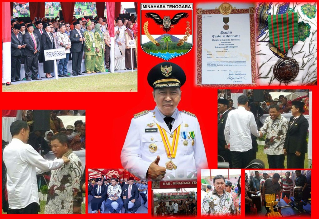 Bupati Mitra Terima Satya Lencana dari Presiden