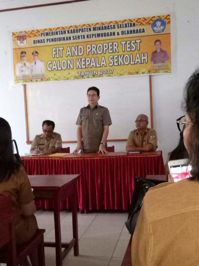 Jabatan Kepsek SMP dan SD di Minsel Dilelang