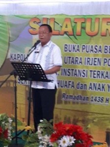 Wakili Bupati, Sekdakab Minsel Hadiri Buka Puasa Bersama Wakapolda dan Kapolres Minsel