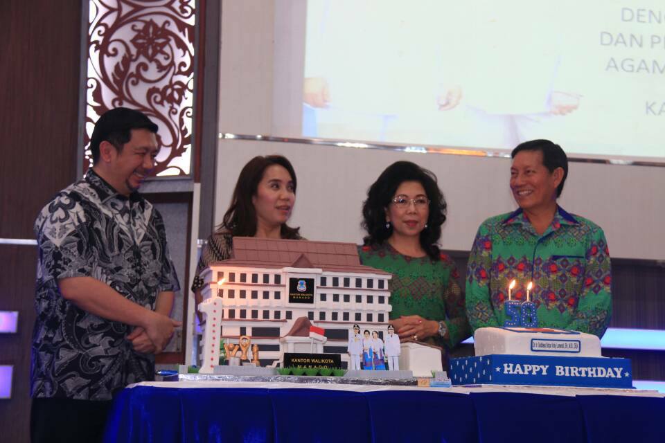 GSVL-MOR Rayakan 1 Tahun Kepemimpinan di HUT ke-58 Walikota Manado