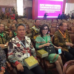 Bupati, Wabup dan Sekdakab Minsel Hadiri Rakornas TPID Tahun 2017 di Jakarta