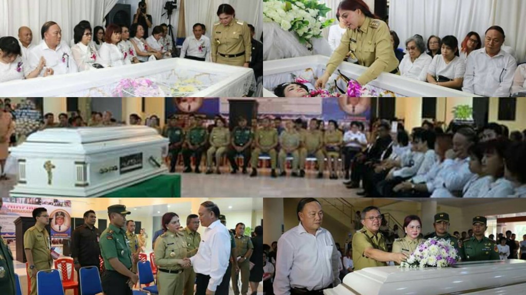 Bupati VAP Pimpin Penghormatan Terakhir Alm Dra Susana Esther Toding