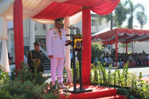 Jadi Irup HUT Bhayangkara ke 71, Olly Bacakan Pesan Presiden Jokowi