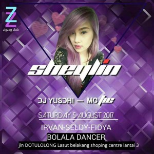 Malam Ini ZigZag Club Tampailkan Miss Shey