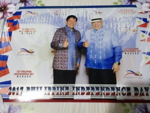 Walikota Hadiri HUT ke- 119 Kemerdekaan Philipine di GKIC Manado