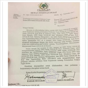 Deson Cs Sakti, DPP Partai Golkar Batalkan Penonaktifan