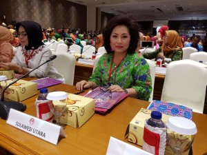 Paparkan Program Daerah, Rita Tamuntuan Presentasi di Rakernas Dekranasda