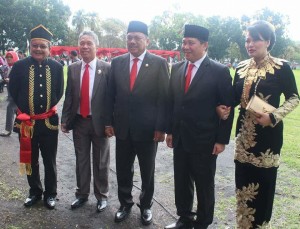 Wakili Bupati, Wabup Minsel dan Sekda Hadiri HUT ke- 53 Provinsi Sulut