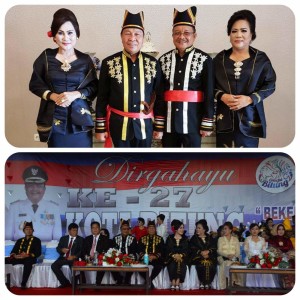 Pakaian Adat Warnai Peringatan HUT Kota Bitung ke-27